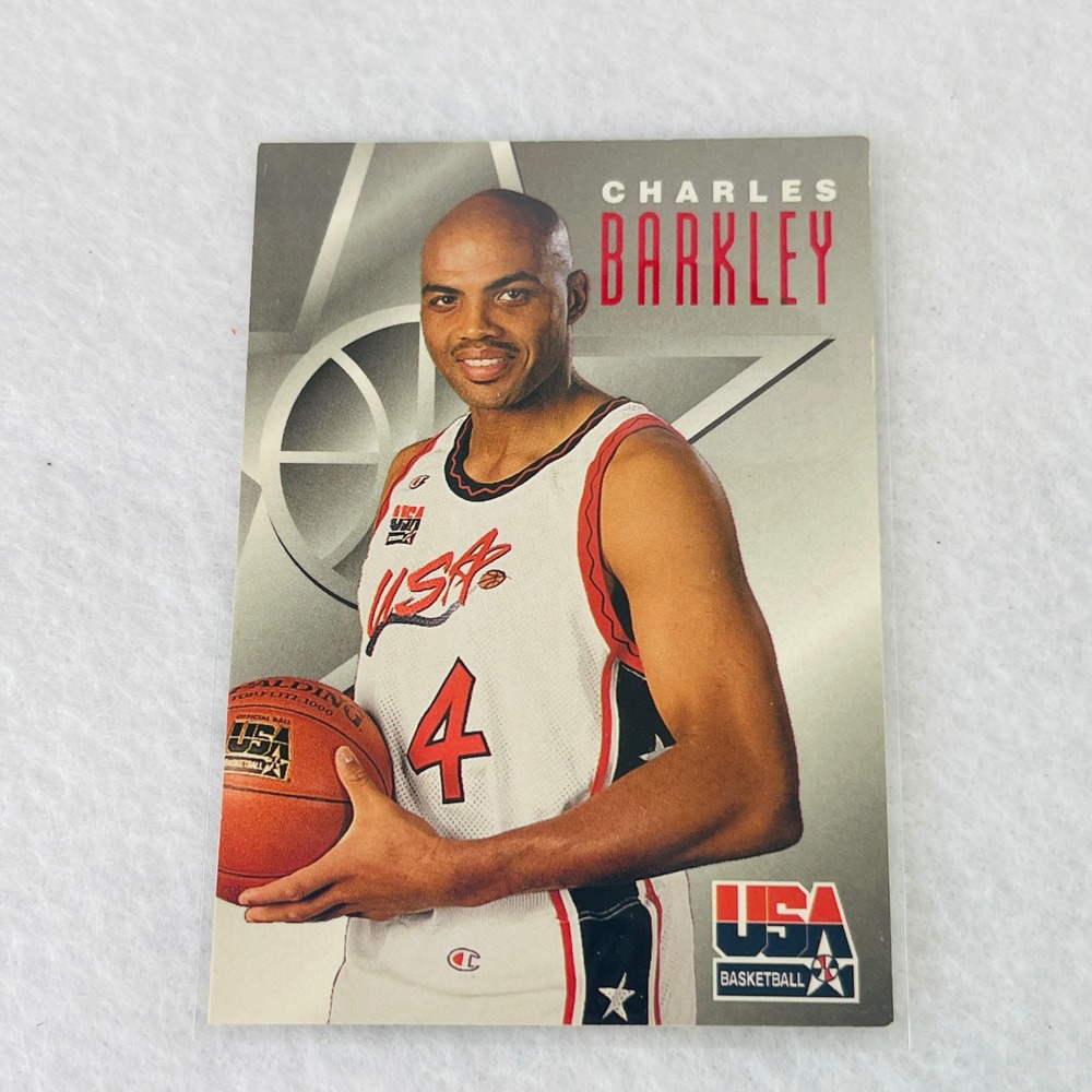 Charles Barkley 1996 SkyBox USA Basketball Card 1 Texaco Dream Team NBA MVP